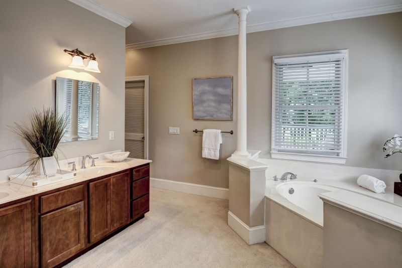 Bathroom with Custom Cabinets